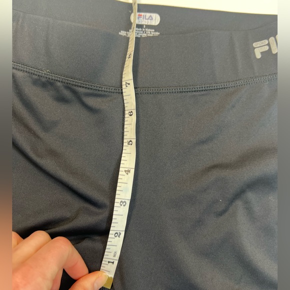 Fila Sport Contour Spiral Leggings Blue Gray and Black Size Small - Picture 6 of 10